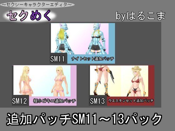 追加パッチSM11〜13パック メイン画像