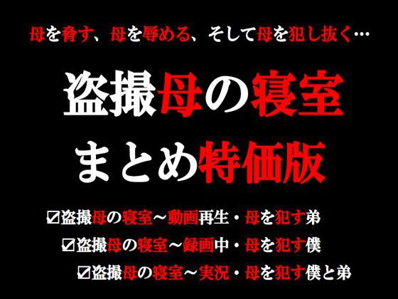 盗撮母の寝室・まとめ版 メイン画像
