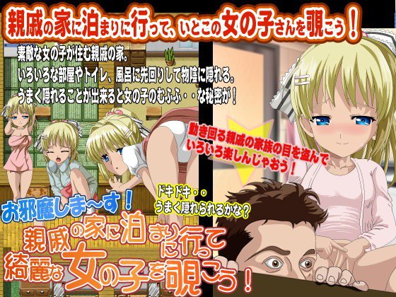 親戚の家に泊まりに行って綺麗な女の子を覗こう メイン画像