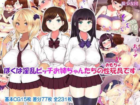 ぼくは淫乱ビッチお姉ちゃんたちの性玩具です メイン画像