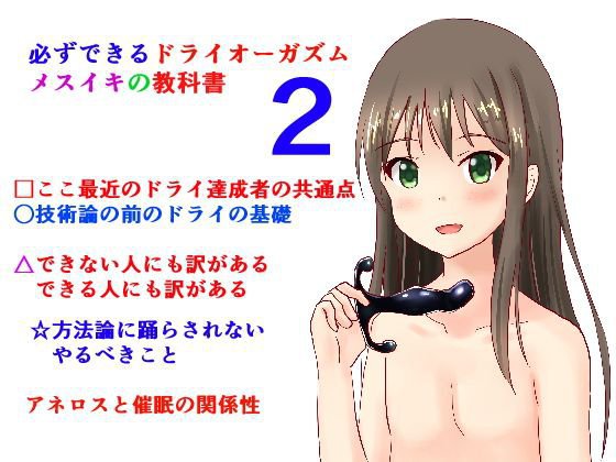 必ずできるドライオーガズム メスイキの教科書2 メイン画像