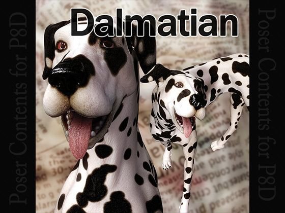 CL-Dalmatian for Poser8Dog メイン画像