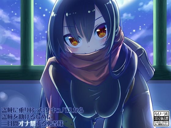 盗賊に乗り移ったサキュバスから盗賊を助けるために三日間オナ禁する勇者様 メイン画像