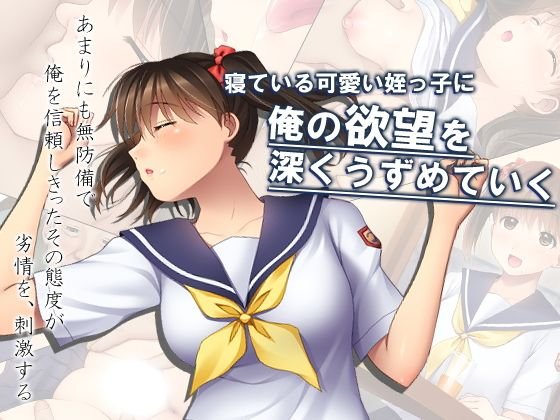 寝ている可愛い姪っ子に俺の欲望を深くうずめていく メイン画像
