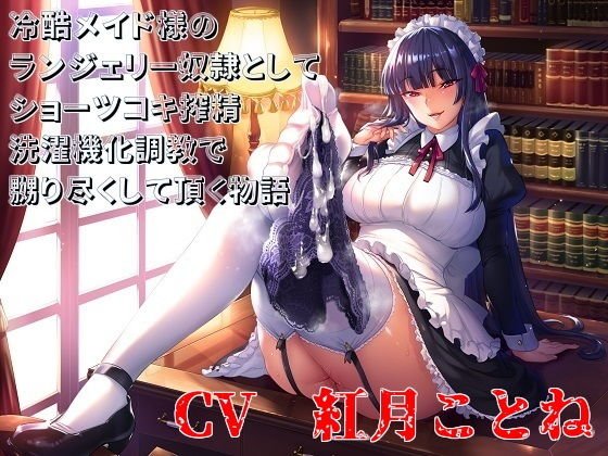 冷酷メイド様のランジェリー奴隷としてショーツコキ搾精洗濯機化調教で嬲り尽くして頂く物語 メイン画像