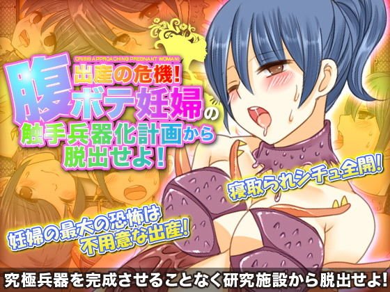 出産の危機！腹ボテ妊婦の触手兵器化計画から脱出せよ！ メイン画像