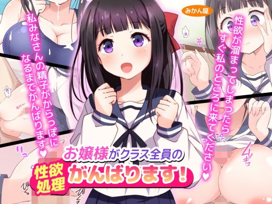 お嬢様がクラス全員の性欲処理がんばります！ メイン画像