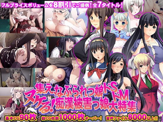 8割引！ヌケるっ！「集え、なぶられっ娘ドSドM痴漢被害っ娘大特集」 メイン画像