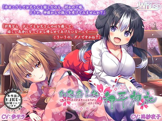 【ハイレゾ×KU100バイノーラル】幻想癒し処・和耳神社〜ケモミミ巫女のあま〜くとろける囁きご奉仕〜 メイン画像