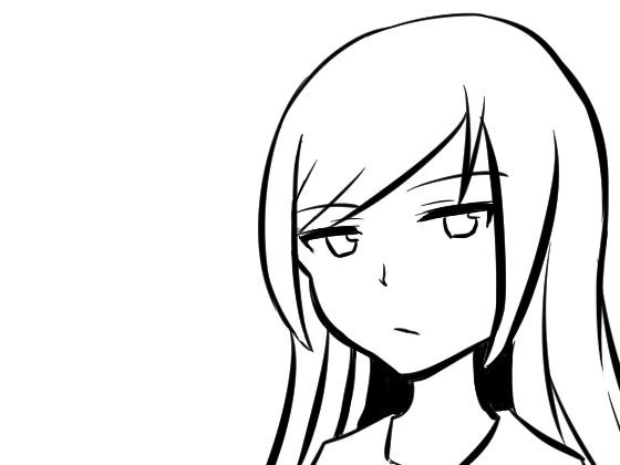 顔の線画14 メイン画像