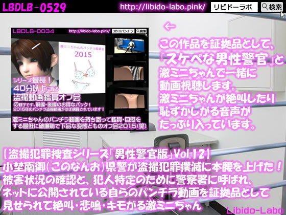 ◎【盗撮犯罪捜査シリーズ男性警官版Vol.12】小埜南御（このなんお）県警が盗撮犯罪撲滅に本腰を上げた！被害状況の確認と、犯人特定のために警察署に呼ばれ、ネットに公開されている自らのパンチラ動画を証拠品として見せられて絶叫・悲鳴・キモがる激ミニちゃん メイン画像