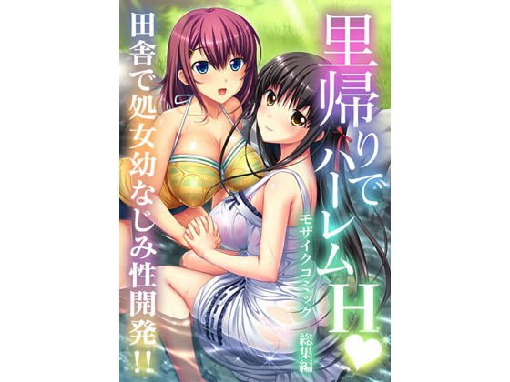 里帰りでハーレムH 田舎で処女幼なじみ性開発！！ モザイクコミック総集編 メイン画像