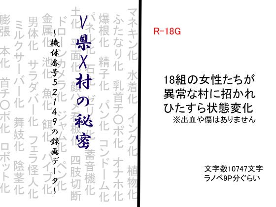 V県X村の秘密〜機体番号52149の録画データ〜 メイン画像