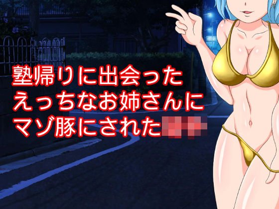 塾帰りに出会ったえっちなお姉さんにマゾ豚にされた〇〇 メイン画像