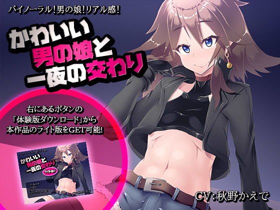 【ライト版は無料！】かわいい男の娘と一夜の交わり メイン画像