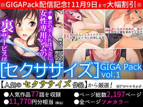 【期間限定特価】［セクササイズ］GIGA Pack vol.1【11月9日まで】 メイン画像