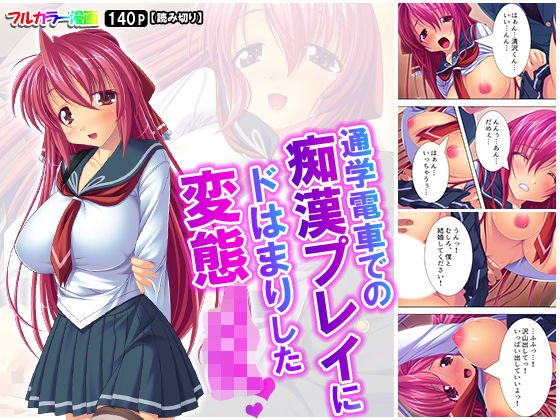 通学電車での痴漢プレイにドはまりした変態JK メイン画像