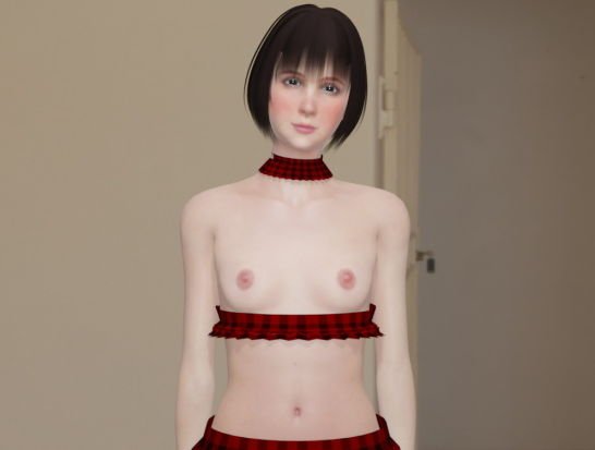 男の娘 18歳 ユウ君 3DCG メイン画像