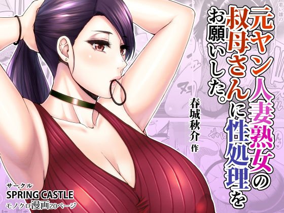 元ヤン人妻熟女の叔母さんに性処理をお願いした。 メイン画像