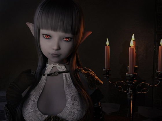 ふたなり悪魔っ子にペットとして飼われ大量の精液ぶっかけられるお話 メイン画像