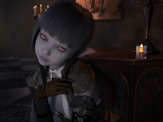 ふたなり悪魔っ子にチンカス掃除させられ口をオナホみたいに使われて喉に精液流し込まれるお話 メイン画像