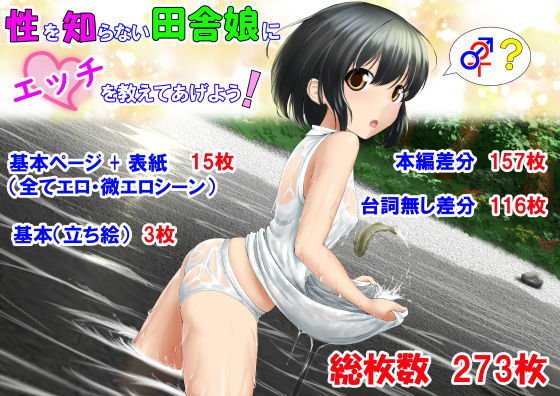 Let's teach a country girl who doesn't know sex about sex! メイン画像