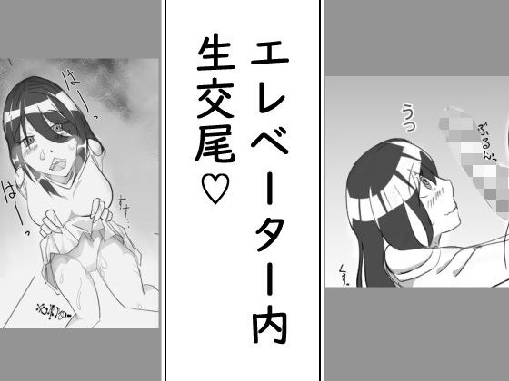Raw copulation by elevator メイン画像