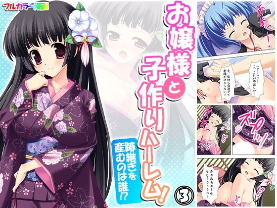 お嬢様と子作りハーレム!跡継ぎを産むのは誰!? 3巻 メイン画像