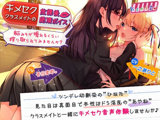 キメセククラスメイトの放課後絶頂ボイス 〜脳みそが痺れるくらい搾り取られてみませんか?〜 メイン画像