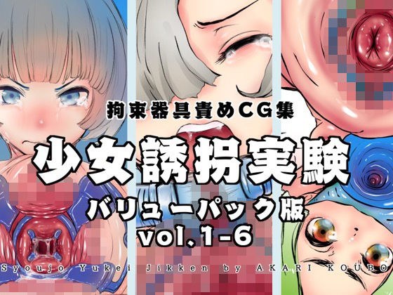 【バリューパック版】少女誘拐実験vol.1〜6【セット販売】 メイン画像