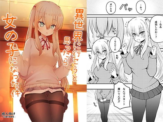 異世界に行こうと思ったら女の子になった件 メイン画像