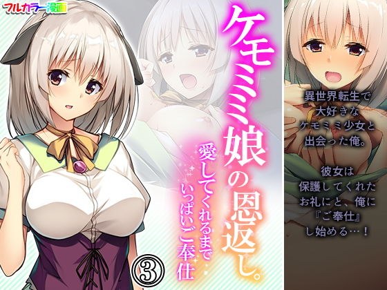 ケモミミ娘の恩返し。愛してくれるまでいっぱいご奉仕 3巻 メイン画像