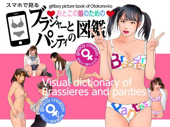 Bra and panties pictorial book for otokonoko