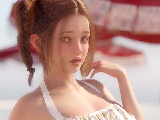 【無料】グラビア風ヌードCG集00 無料版 メイン画像