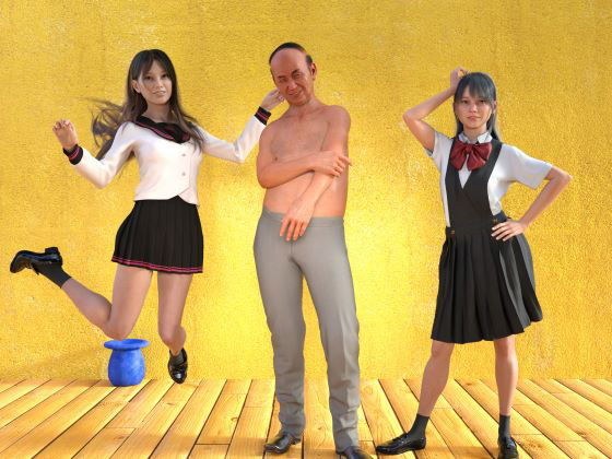 前編 姉妹3P 美人姉妹とゲス義父 メイン画像