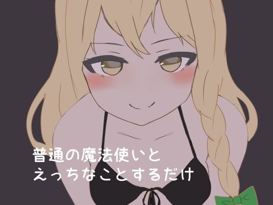 普通の魔法使いとえっちなことするだけ メイン画像