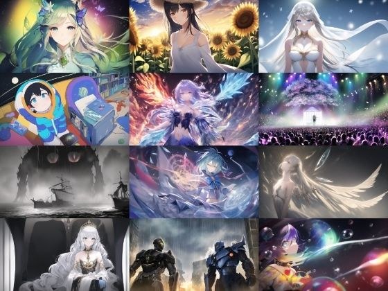 【コンセプトアート素材2】著作権フリーの高解像度画像（100枚） メイン画像