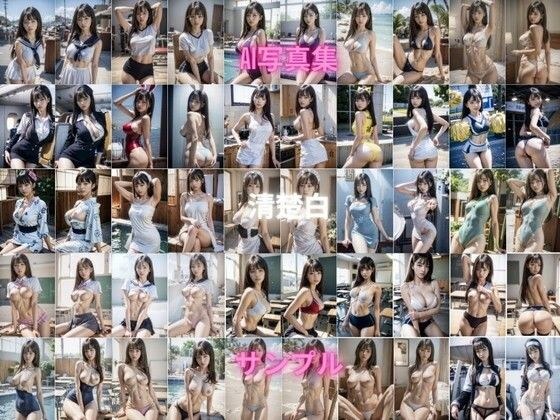 AI写真集 清楚白 SHIRO SEISO サンプル メイン画像