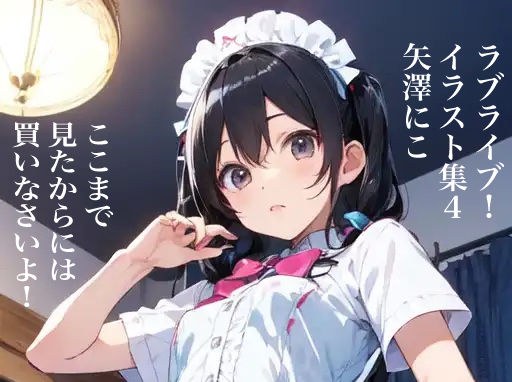 彩虹杂志Love Live！ 插画集4 矢泽妮可 看到这里了，该买了！