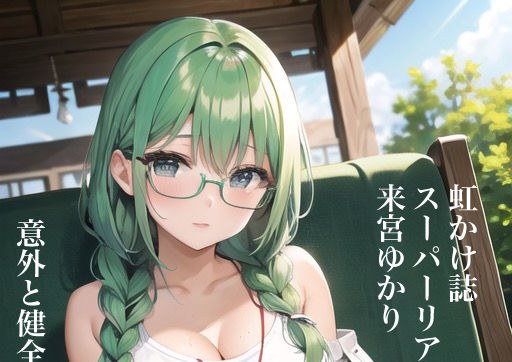 虹かけ誌 脱衣麻雀 イラスト集7 スーパーリアル麻雀PVI 来宮ゆかり 意外と健全なイラスト集です メイン画像