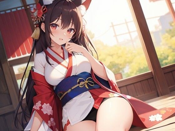 着物風狐耳さん メイン画像