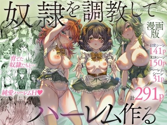 奴◯を調教してハーレム作る〜育てた奴◯たちと純愛ハーレムHするまでの話〜 メイン画像