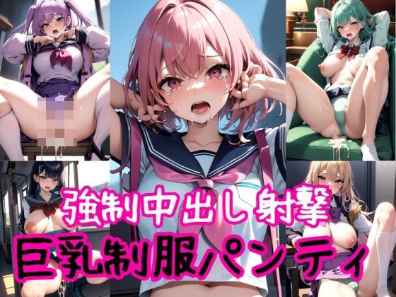 【巨乳】女子校生パンティー〜強●高圧中出し射撃〜 メイン画像