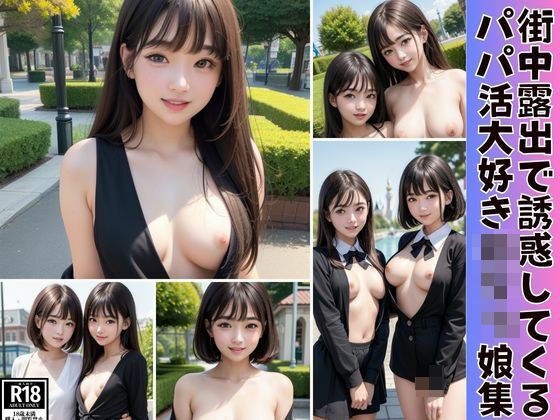 Snap collection of loli girls who love daddy life and seduce us by exposing themselves in the city