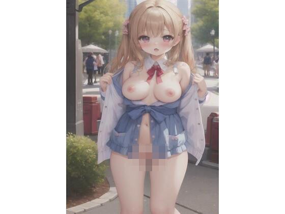 Thrilling exposure date in the city of a slut who wants to show off her big breasts Part 6 メイン画像
