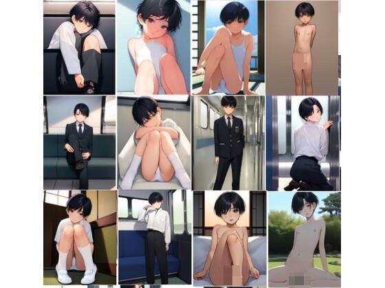 男子 パジャマ、電車、ベッド、制服 メイン画像