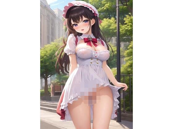 巨乳見せたがり彼女の街中ドキドキ露出デート Part 1 メイン画像