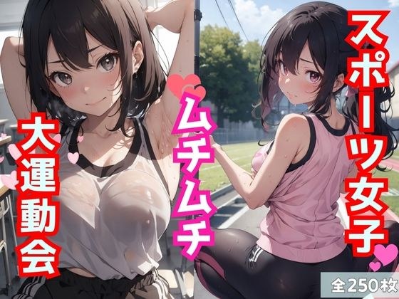 【美麗CG250枚】スポーツ女子ムチムチ運動会 メイン画像