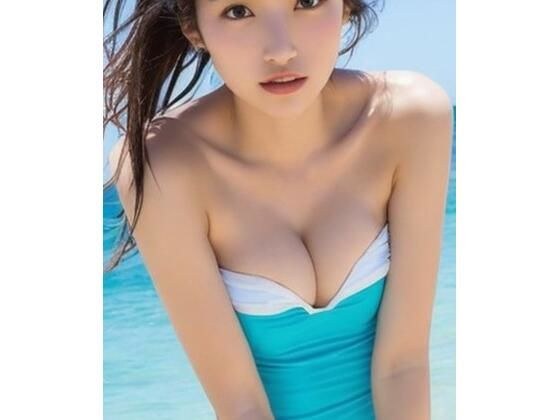 Beautiful one-piece swimsuit AI gravure photo collection メイン画像