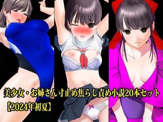 美少女・お姉さん寸止め焦らし責め小説20本セット【2024年初夏】 メイン画像